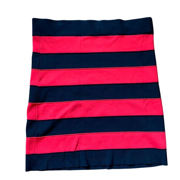 TRISTAN - Bold Stripes Pencil Skirt – Red & Black - size medium - Picture 1 of 6